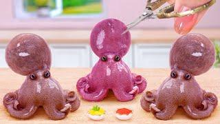 The Pirate Mimi  Cooking Spicy Miniature Octopus Stir Fry In Stone  Tina Mini Cooking