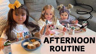 Reborn Dolls Afternoon Routine ️ What my Dolls Eat  #reborns #roleplay #afternoon