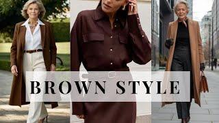 Why Brown Is the Must-Have Chic Color of 2025 | Effortless & Elegant Style for Women Over 60