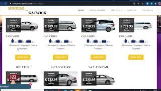 cheap taxi booking nottingham to gatwick