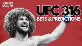 Best UFC 316 Bets | 10 Min Full Card Bet Breakdown | Dvalishvili vs. O'Malley 2 | Pena vs. Harrison