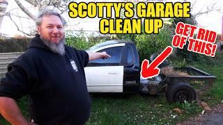 Time For A Clean-Up At Scotty's Garage