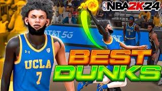 THE SECRETS OF THE DUNK METER IN NBA 2K24! BEST DUNK ANIMATIONS + DUNK METER TUTORIAL