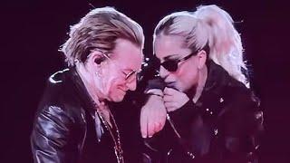 Lady Gaga Joins U2 Onstage at Las Vegas' Sphere