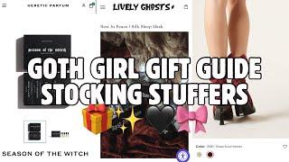 GOTH GIRL GUIDE GUIDE - STOCKING STUFFER IDEAS 