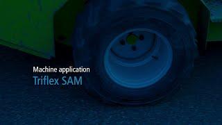 Triflex SAM – Machine application of two component liquid plastic