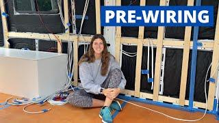 Pre-Wiring 12v DC & 120v AC | Campervan Electrical | Ram ProMaster DIY Van Build Series 11