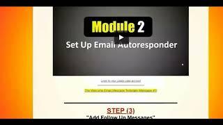 How To Create A Welcome Email In Leads Leap/Send Steed Autoresponder