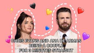 CHRIS EVANS AND ANA DE ARMAS BEING A COUPLE FOR 3 MINUTES STRAIGHT