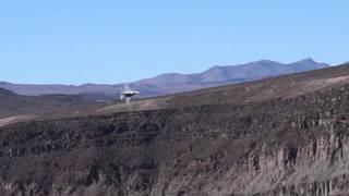 F-16s Fly Through Canyon at Death Valley