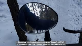 Первое знакомство, маленько покатались Фэтбайке зимой!!!