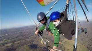 Matt McKown Tandem Hang Gliding at Lookout Mountain Flight Park