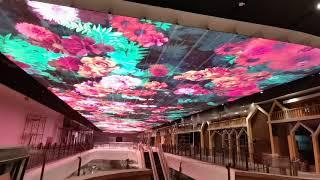 LED display design and completion for a shopping mall