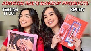 TESTING TIKTOK STAR ADDISON RAE'S MAKEUP PRODUCTS!! *brutally honest*