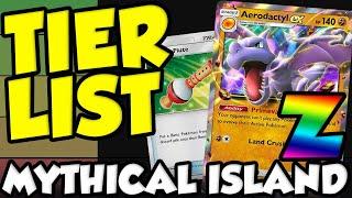 POKEMON TCG POCKET MYTHICAL ISLAND TIER LIST! New Pokemon TCGP Mythical Island Card List Ranked!