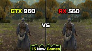 GTX 960 vs Rx 560 | Test In New Games!