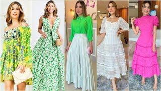 casual summer dresses for women over 50 | Cute Floral Printed maxi dresses for summer 2023 Vestidos