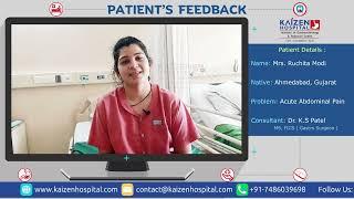 Patient Feedback Video | Ruchita Modi | Kaizen Hospital