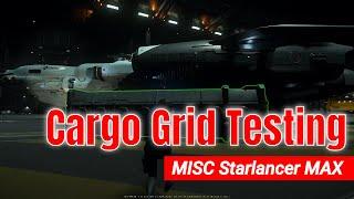 Cargo Grid Testing - MISC Starlancer MAX | Star Citizen Science & Fun [4K]