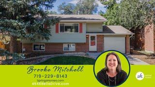   4546 Bella Dr Colorado Springs CO 80918 |  New Listing by Brooke Mitchell