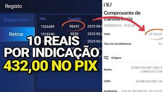 10 REAIS POR INDICAÇÃO | PLATAFORMA PAGANDO INDIQUE E GANHE DINHEIRO 2023 ( convidar amigos )