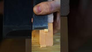 Like The Crunch? #shorts #woodwork #asmrsounds #oddlysatisfying #satisfying #chisel #sharp