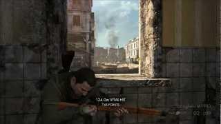 XPS 8500 Sniper Elite gameplay ULTRA demo
