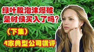 大麻股泡沫爆破 (下集) ，4家典型大麻公司横向评测。EP. 009 有字幕！