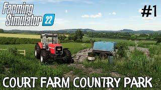 New Equipment | Wheat Harvest | Grass Form | Court Farm Country Park | #1 #fs22 #farmingsimulator22