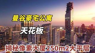 【150期】揭秘！曼谷豪宅公寓天花板"像素大厦"价值500万美元,250平米大平层,67万泰铢/平米，意大利设计师手工定制豪宅