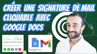 How to Create a Clickable HTML Email Signature on Gmail just by using Google Docs?