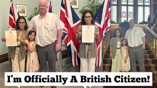 Filipina living in UK: I'm officially A BRITISH CITIZEN! Private CEREMONY with my INLAWS | Jenny