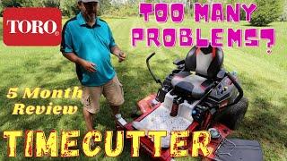 2020 Toro TimeCutter 54" My Ride Zero Turn Lawn Mower | 5 Month Review