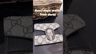 Gucci dupe Wallet from Daraz.pk  #darazhaul #darazpk #dupes #gucci #sale #shopping #guccibag