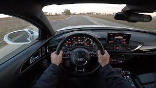 Audi A6 C7 3.0 BITDI S-line 2012 POV Drive/Review