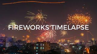 Fireworks Timelapse 4K - Lumix G85 + 25mm f/1.7