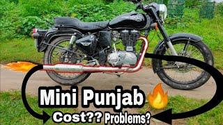 Mini Punjab Silencer Review in Bullet 350 X Detailed Review || Royal Enfield Bullet 350 X