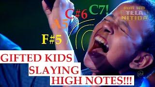 GIFTED KIDS slaying SHOCKING HIGH NOTES!!!