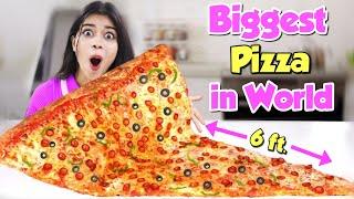 Making the World's Biggest Pizza!दुनिया का सबसे बड़ा पिज्जा Rs. 10000 *OMG*