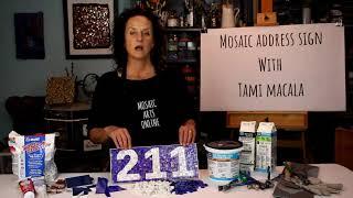 Create a Mosaic Address Sign with Tami Macala