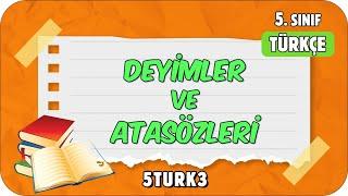 Deyimler ve Atasözleri  tonguçCUP 1.Sezon - 5TURK3 #2024