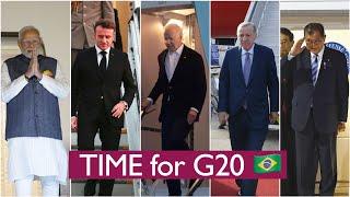 WATCH global leaders arrive in Rio for G20 facing global conflicts and 2nd Trump presidency