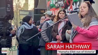 Sarah Hathway: Defund war and refund communities