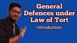 introduction of general defences under law of torts. volenti non fit injuria,act of God, necessity..