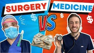 Surgery VS Medicine! How to choose a medical specialty for medical students?