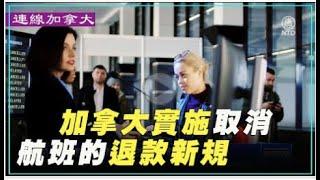 連線加拿大：加拿大實施取消航班的退款新規 ｜#新唐人新聞