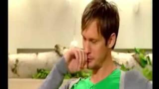 Alexander Skarsgård in Nyhetsmorgon (turn on cc for subtitles) part 1 (2)