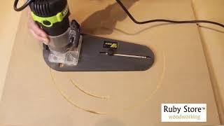 Circle cutting jig for router trimmer, Makita RT0700