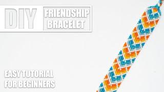 Border Square Diamond Triangle Sunshine Macrame Friendship Bracelets | Easy Tutorial for Beginner