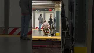 OLD,CHINESE GENTLEMAN,NYC SUBWAY#shortvideo #shortsvideo #short #shorts #music #train #nyc #usa #ny